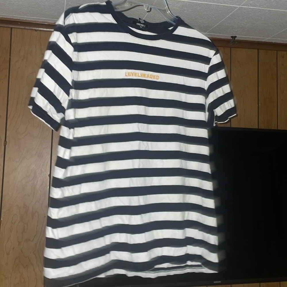 Forever21 “levelhead” striped t shirt